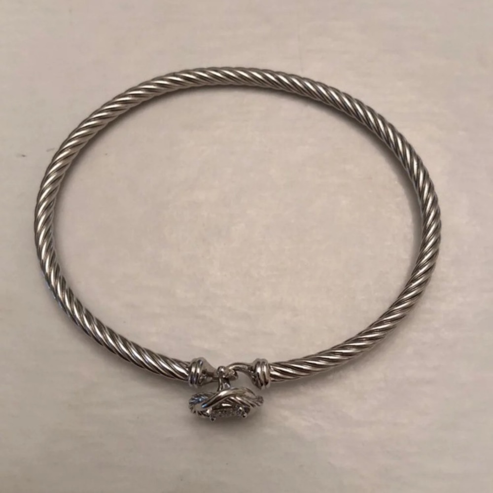 DAVID YURMAN Infinity Bracelet Diamonds NEW - Picture 3 of 8